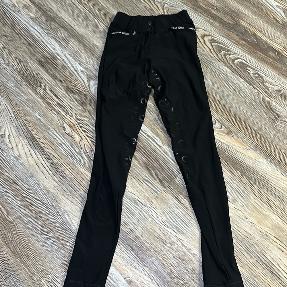 Black Equestrian Breeches Size Small